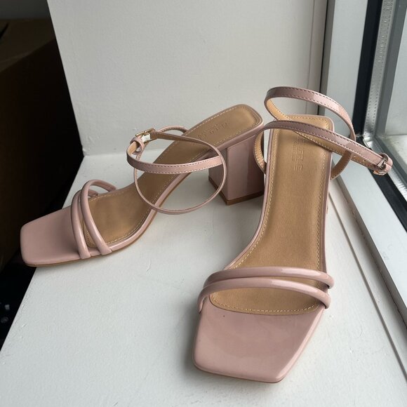 Truffle Collection Pink Heeled Sandals - Picture 1 of 4